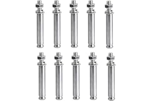 NACX M8 x 60 mm External Hex Expansion Bolts Screws Sleeve Anchors, Stainless Steel, 10Pcs