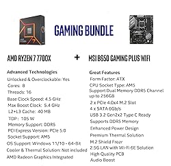 INLAND AMD Ryzen 7 7700X CPU Processor Bundle with