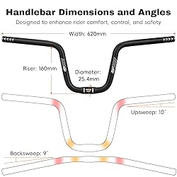 PLATT 25.4/31.8mm Mountain Bike Riser
