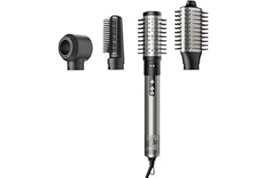 7MAGIC Hair Dryer Brush & Airwrap Hair Styler, 110,000 RPM High-Speed Negative Ionic Hair Dryer Fast Drying, Multi Hair Styler, Professional Blow Dryer Brush for Curling Volumizing Straightening & Styling