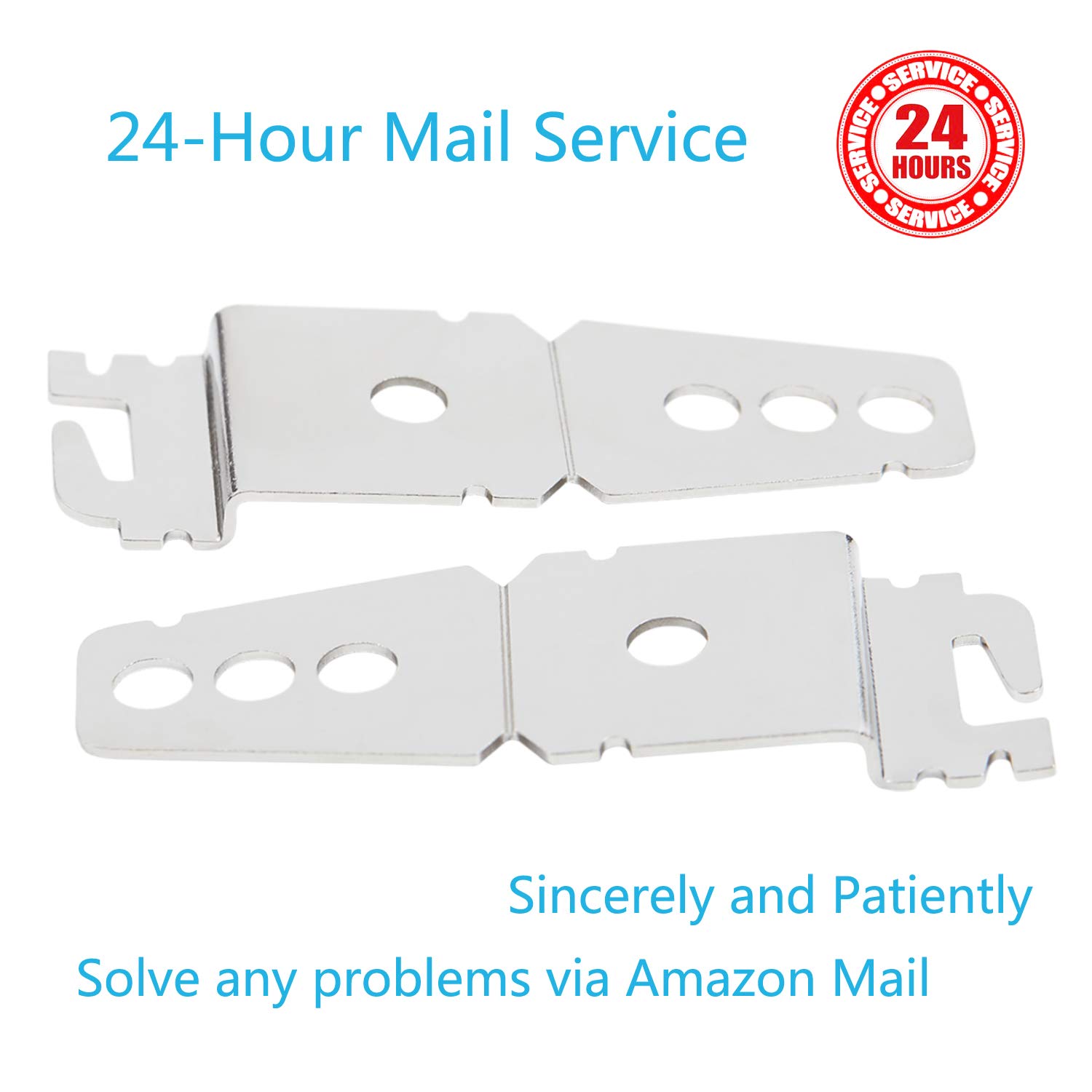Reyhoar 2 Pack 8269145 Undercounter Dishwasher Upper Mounting Bracket Replacement with Screws Compatible with Whirlpool & KitchenAid Dishwashers, Replaces WP8269145 AP3039168 PS393134