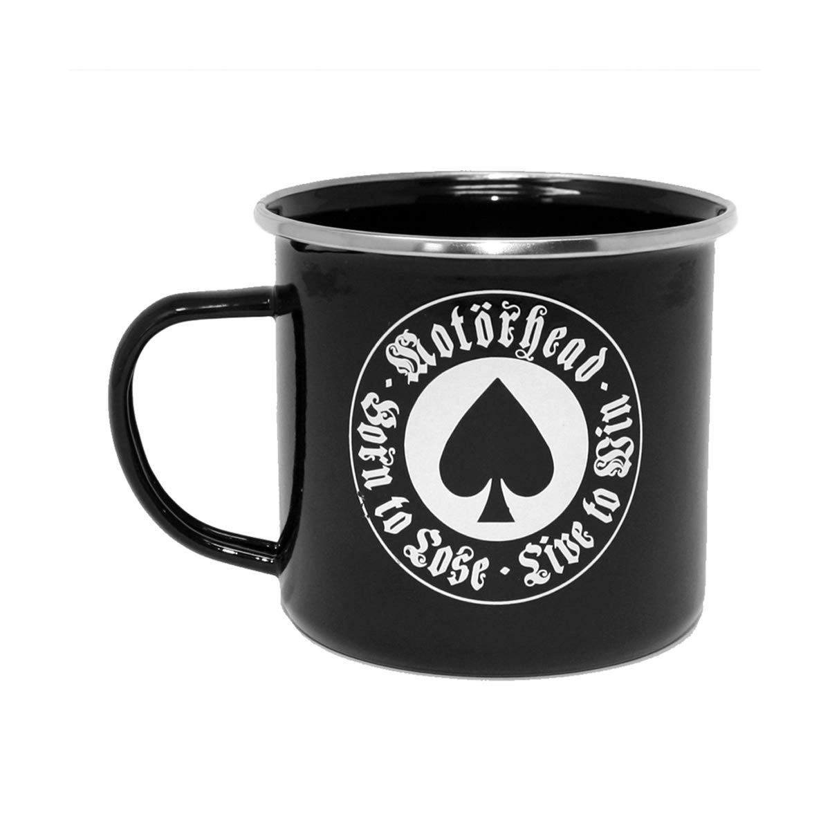 Motörhead I Born To Lose I Enamel mug I Outdoor mug I with motif I approx. 400 ml I Licensed original design