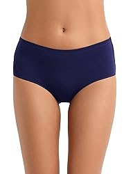 LIQQY Women's 4 Pack Combed Cotton Breathable High