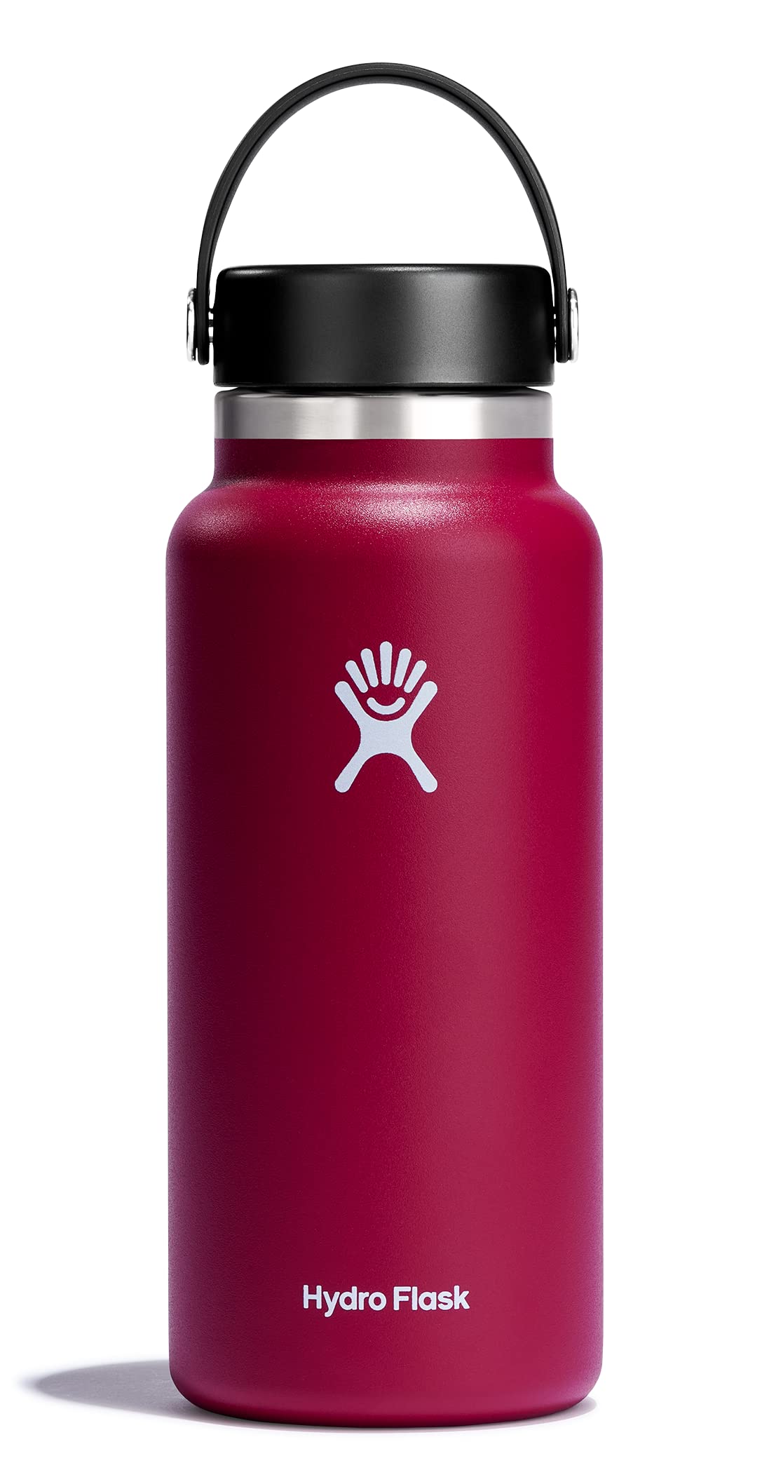 HYDRO FLASK - Water Bottle 946 ml (32 oz) - Vacuum Insulated Stainless Steel Water Bottle Flask with Leak Proof Flex Cap with Strap - BPA-Free - Wide Mouth - Snapper