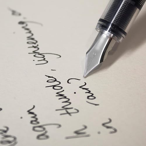 Zebra Fuente Disposable Fountain Pen – 1.0mm Fine Nib, 4 Pack Teal