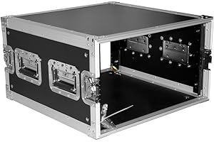 ProX Cases T-6RSS 6U -6 Space Amp Rack - Road Gig Ready Flight Case