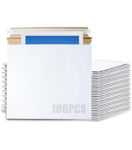 CertBuy 50 Pcs Cardboard Mailers 11x14 Inch Rigid Mailer White