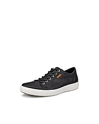 ECCO Men's Soft 7 Sneaker, Black, 8-8.5