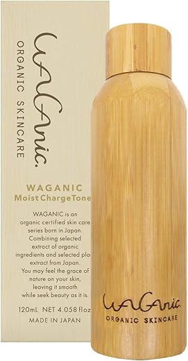 【 WAGANIC オーガニック スキンケア 】 ヒアルロン酸 化粧水/乾燥肌 敏感肌 保湿 毛穴 エイジングケア 対策/天然由来成分配合 ECOCERT ・ BIO認定 美容液 乳液 の前に メンズ レディース 兼用可 120ml