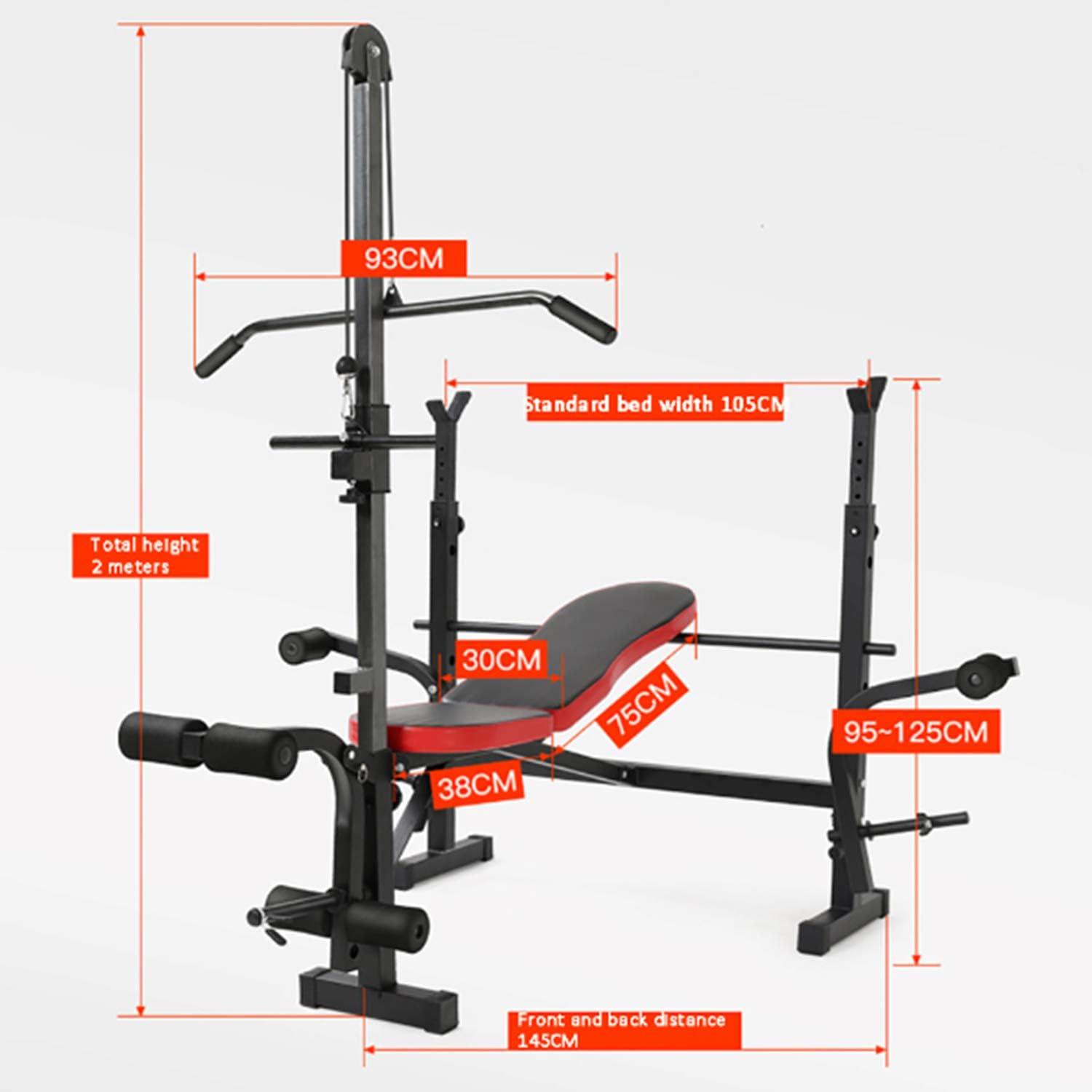 Dumbbell Bench Supine Board Household Foldable Bench Press for