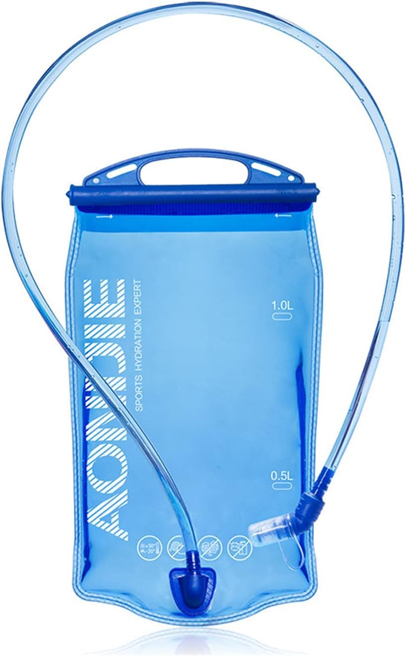 AONIJIE 1L/1.5L/2L/3L Hydration Bladder Water Reservoir Bag BPA Free for Hiking Biking Climbing Hunting Running (1L)
