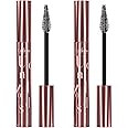 Unidollss Tubing Mascara Volume and Length Black Mascara Lengthening Long Lasting All Day, No Smudging, No Clumping, Washable Voluminous, Gluten-free Safe for Sensitive Eyes, 2 Pack