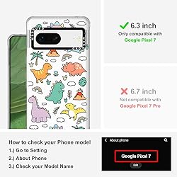MOSNOVO Case for Google Pixel 7, [Buffertech 6.6ft