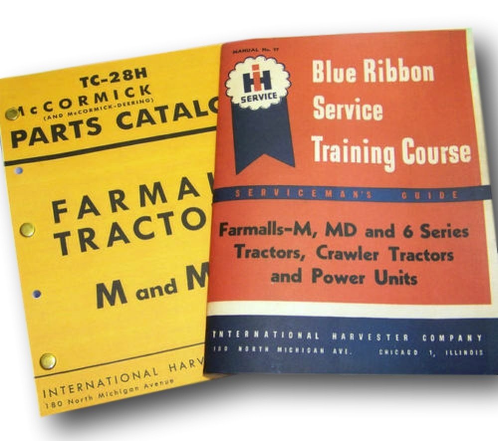 Amazon.com: Farmall M Mv Tractor Service + Parts Manuals Shop Repair  International Mccormick: Industrial & Scientific
