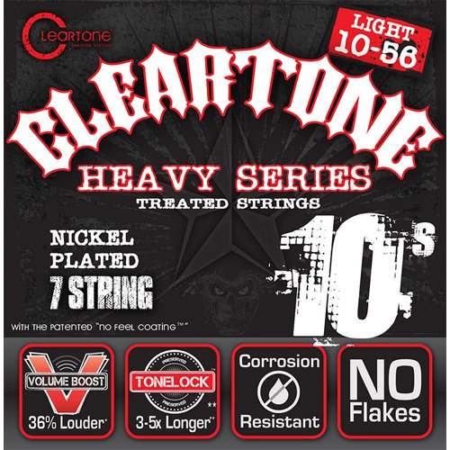 Cleartone Monster Heavy Series Nickel Plated 7-String Light Electric Guitar Strings