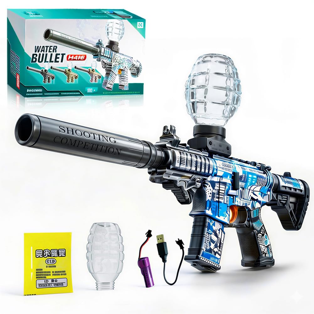 Dlishka Gel Blaster,Outdoor Toys For Kids Adults,Gel Ball Blaster Electric Toy With Water Absorbing Resin Bullets&Goggles, For Birthdays Party,Christmas,Easter,Halloween.