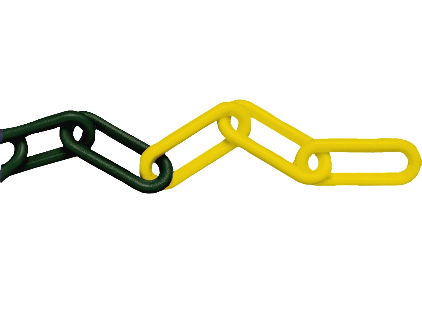 Faithfull FAICHPYB812C 12.5M Plastic Chain 8mm Link Diameter -Yellow/Black