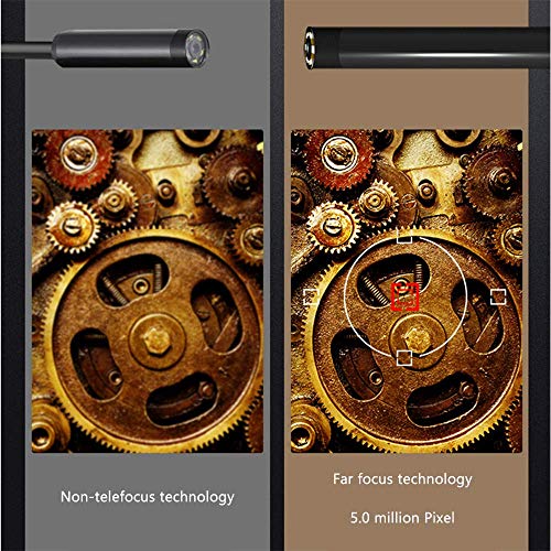 QIANG WiFi Endoskop, Endoskopkamera HD 5.5 MM Ultradünne Auto Reparatur Inspektionskamera Mit Digital Zoomable Lens IP68… – Bild 6