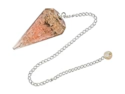 Rose Quartz Orgone Crystal Pendulums for Divination