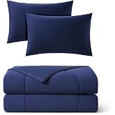 REST Evercool Comforter Plus Pillowcases Bundle:, King Size, Midnight Blue