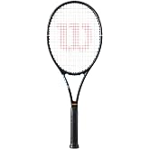 Wilson Pro Staff 97 Classic Adult Performance Tennis Rackets - Strung with Sensation 16 Natural at Mid Range Tension