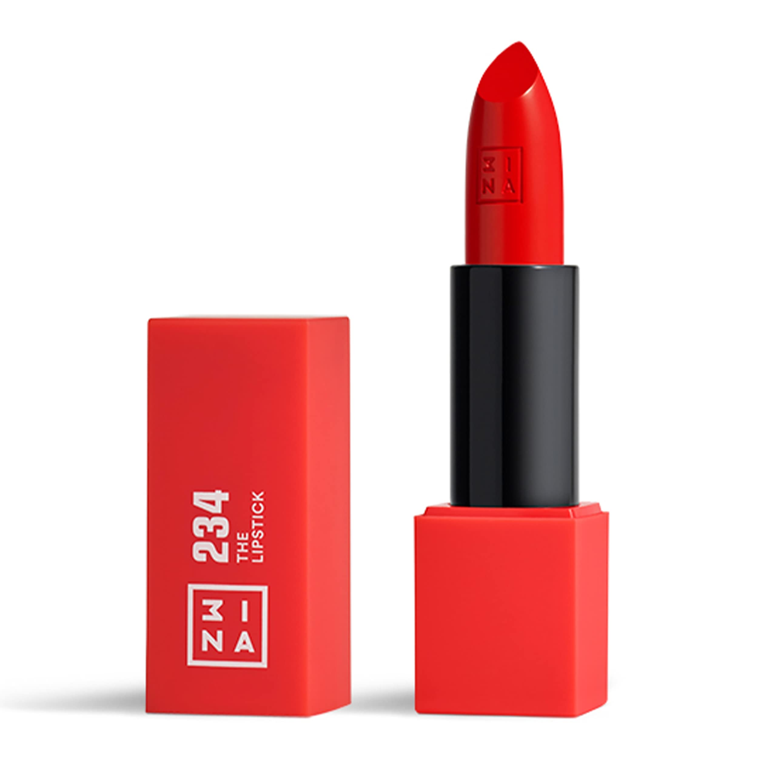 3INA MAKEUP - The Lipstick 234- Light Red Lipstick with Vitamin E & Shea Butter - Long Lasting Matte Creamy Lip Colour