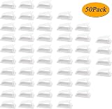 SOULWIT 50-Pcs Self Adhesive Cable Clips Cable Organisers White view 7