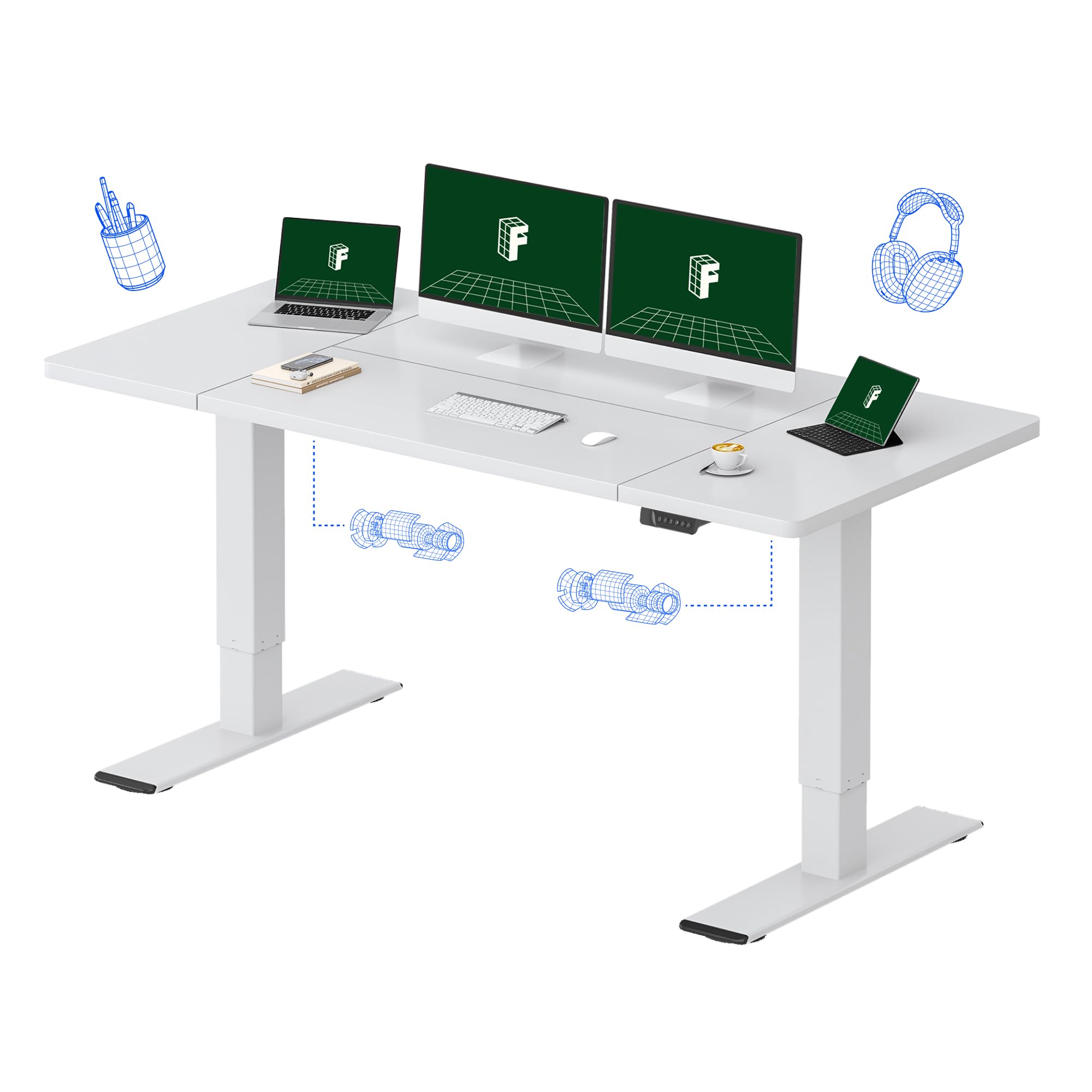 FLEXISPOT 71 x 32 Inch Dual Motor Standing