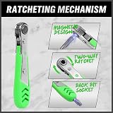 SWANLAKE 232Pcs Ultimate Screwdriver Bit Set CR-V with Ratchet Wrench Case view 6