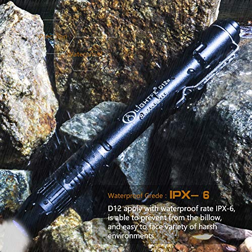 LIGHTFE Pen Light for Doctors and Nurses Penlight with Pupil Gauge