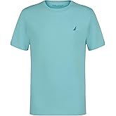 Nautica Boys Short Sleeve Solid Crew Neck T-Shirt, Soft, Comfortable, Relaxed Fit