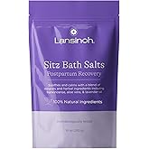 Lansinoh Sitz Bath Salts, Postpartum Essentials, and Hemorrhoid Treatment, Epsom Salt Bath Soak with Lavender Oil, Frankincen