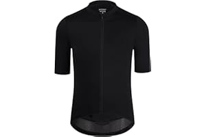 RISESBIK Men's Cycling Jersey Zipper Pocket Short Sleeve Lightweight Aero Race Fit Bike Jersey, UPF 50+ Biking Cycling Shirt