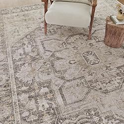 PureCozy Vintage Area Rug 6x9 Large Bedroom Rug