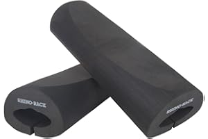 RHINO RACK Rhino-Rack Roof Rack Pads for Paddleboard, Surfboard, Wakeboard, Skis, Snowboard, Longboard, Fits Vortex Bars, Pair, 15" Long (RWP01)