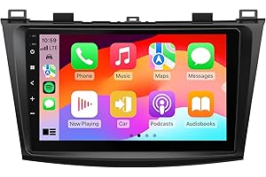 Eonon M3BLX7 Car Stereo Android 14 Receiver for Mazda 3 2010-2013,Wireless CarPlay & Android Auto Headunit, 9" Touchscreen GPS Navigation,Bluetooth,AM/FM,SWC, 3G+32G