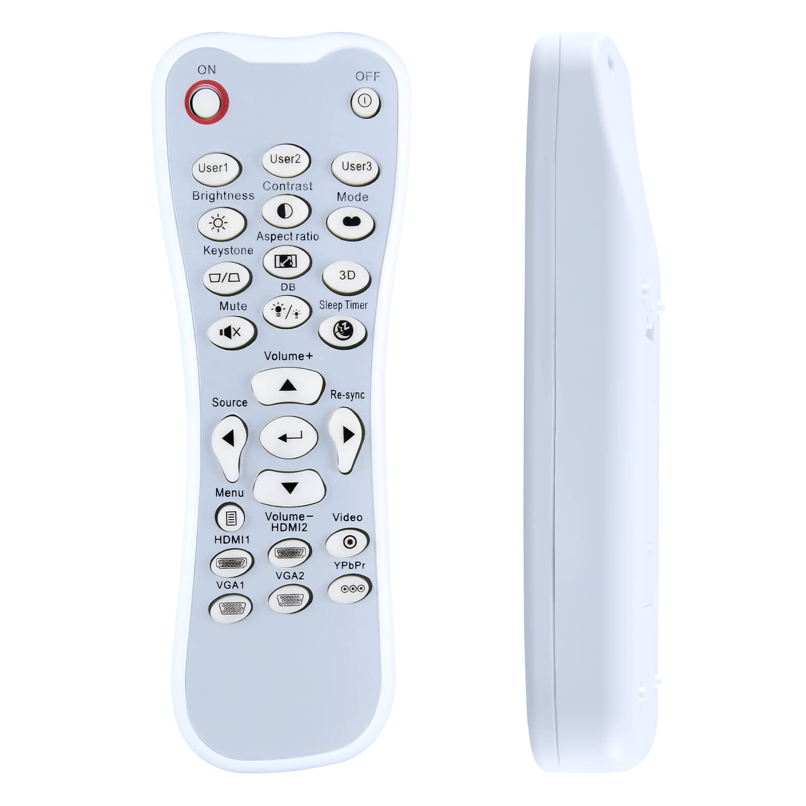 GOUYESHO Suitable for Optoma DLP Projector GT1080 Replacement Remote Control, Compatible With GT1080 GT1080E GT1070X HD141X HD142X HD143X HD50-WHD HDF536 UHD300X