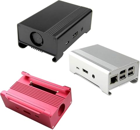 Carcasa de Aluminio Placa de Circuito Caja de Caja de Caja eléctrica para Geekworm Raspberry Pi 2 Modelo B B + Fuente de alimentación del proyector