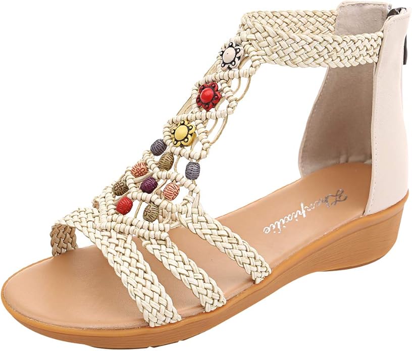 sandale avec fermeture eclair derriere