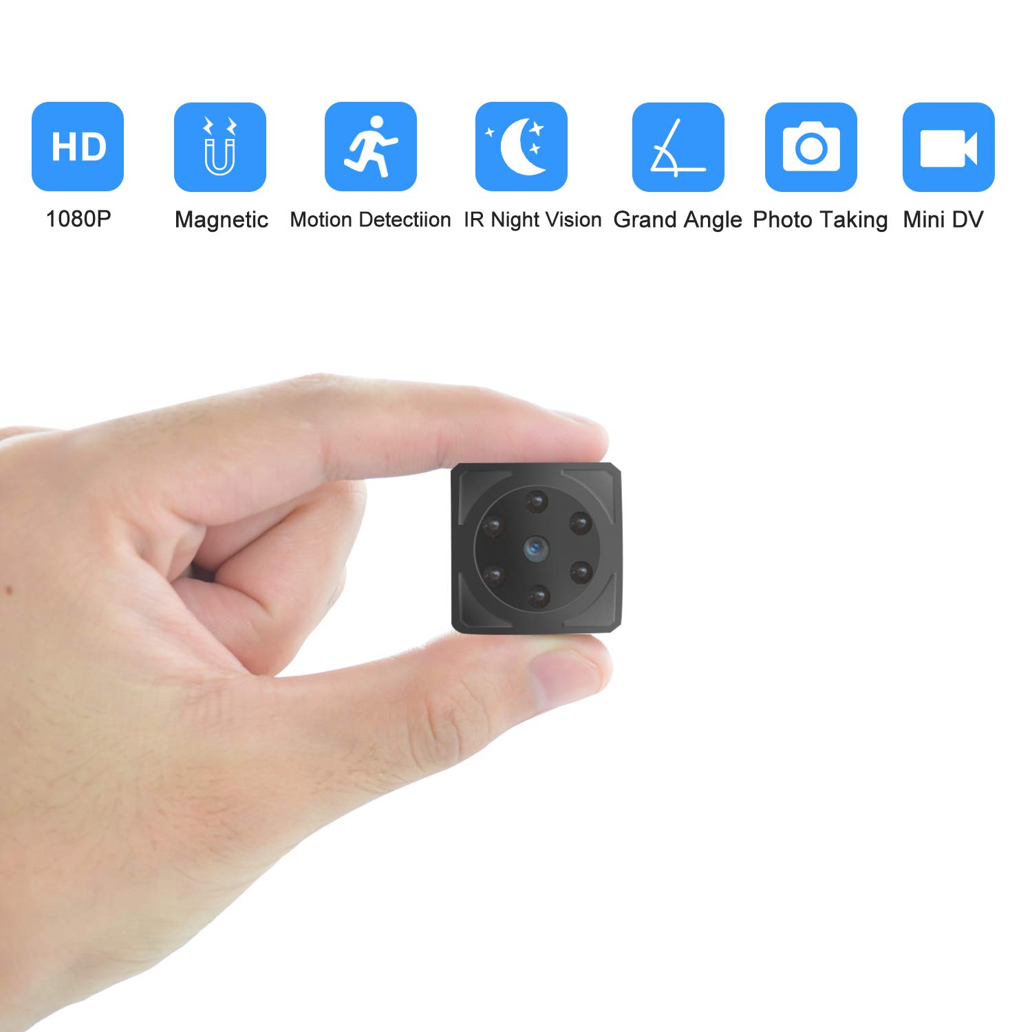 Mini Spy Cameras Hidden 1080P HD Small Portable Home Amazon.co.uk