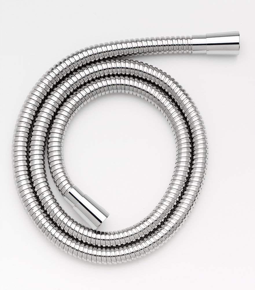 Croydex Stainless Steel Shower Hose, 1.5m | Universal Connection Fits All Power & Electric Showers, Handshowers, Bath & Wall Taps & Mixers | Reinforced, Corrosion-Proof & Leakproof Hose + 2 Washers