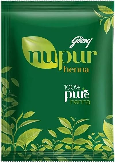 Godrej Nupur Mehendi Powder Herbs Blend 120g Natural Hair Color Dye