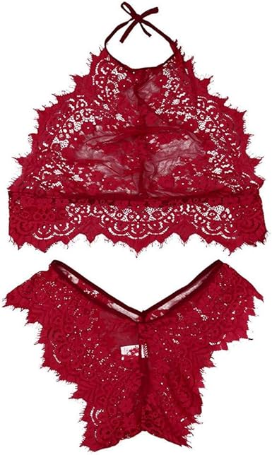 red bra and pant set