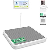 Medical Scale for Body Weight with Digital Display, 660 lb Limit, High Accuracy Medical Grade Floor Scale, Heavy Duty, kg/oz/lb Settings, AC Adapter & Battery Included, Portable Home & Physician Scale