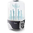 Babymoov Turbo Pure Steam Sterilizer Dryer, Patented Purified Sterilization, Fast & Clean Drying, Baby Bottle Storage and Easy Use (Elimates 99.9% of bacteria)