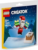 LEGO Creator Christmas Chimney Fun with Santa 30692 60 Pieces 6+ years view 3