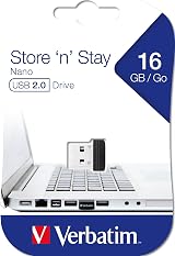 Verbatim 16GB Store n Stay NANO USB 2.0 Drive Black Low Profile Portable view 5