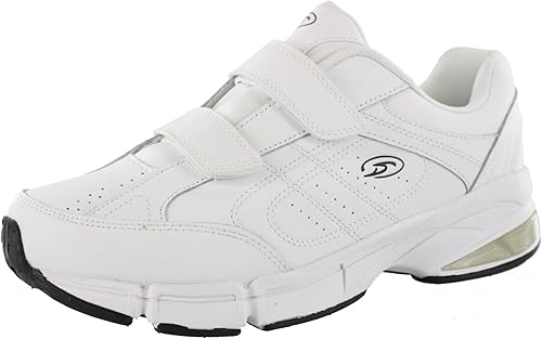 dr scholl's white velcro mens shoes