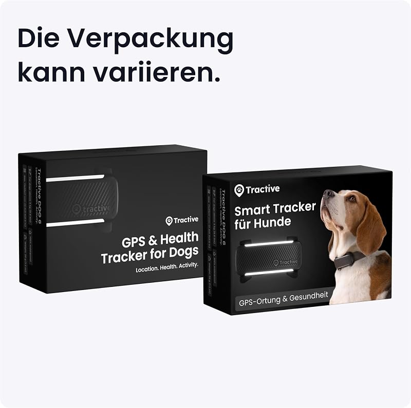 Smarter Hunde GPS Tracker | Bundle mit Cover | Modell 2025 | Live-GPS-Ortung | Weglaufalarm & Gesundheitswarnungen | Beobachtung der Vitalwerte | Marktführer (Schwarz)