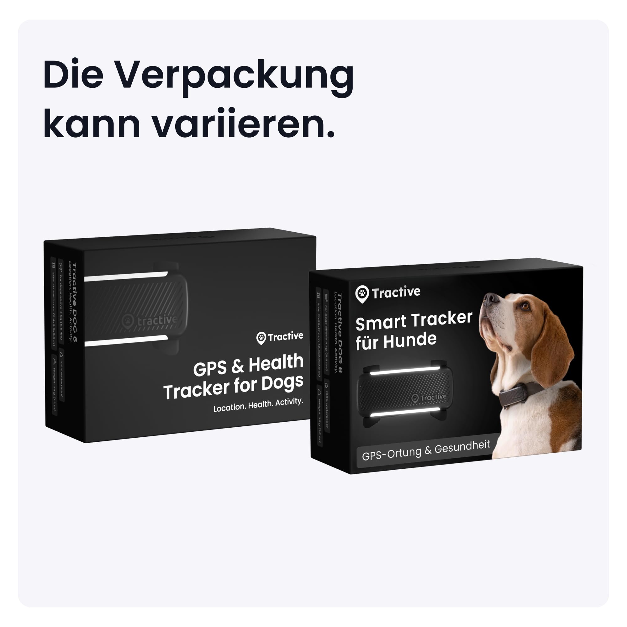 Tractive GPS Tracker Hund | 2025 Edition | Live-Ortung | Weglaufalarm | Aktivitätstracking | Gesundheitswarnungen | Bellverhalten | Empfohlen von Martin Rütter (Schwarz) 8